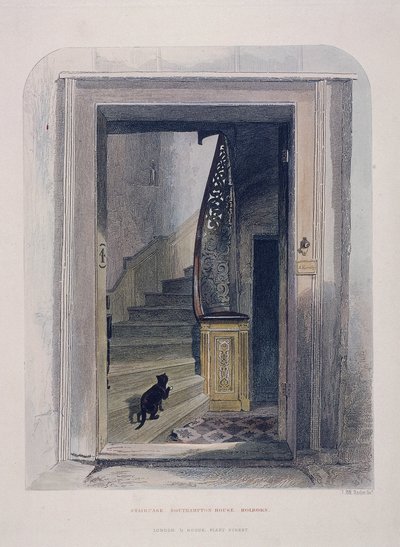 Maison de Southampton, Chancery Lane, Londres, 1851 - John Wykeham Archer