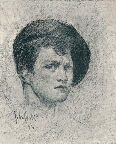 Autoportrait de John da Costa, vers 1895 - John da Costa