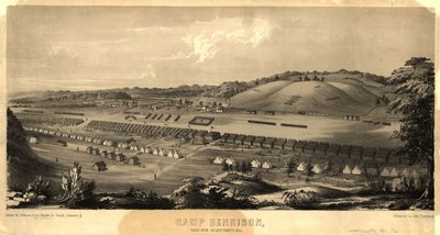 Camp Dennison - vue de la colline de Old Aunt Roady LOC 89694912 - Johnson