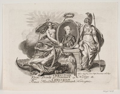 Christian VII en tant que prince héritier - Jonas Haas