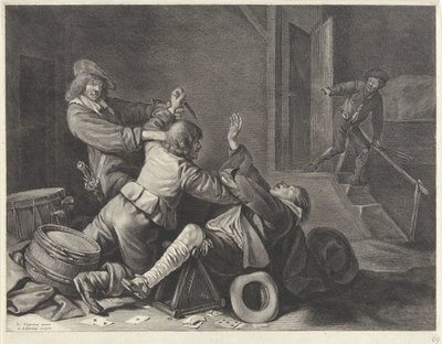Combat dans un intérieur - Jonas Suyderhoef