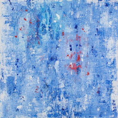 Abstrait bleu vif - Jonas Weikel