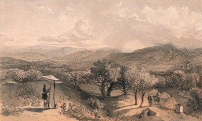 La vallée de Baidar, depuis la villa arrière de Petroski, regardant vers l