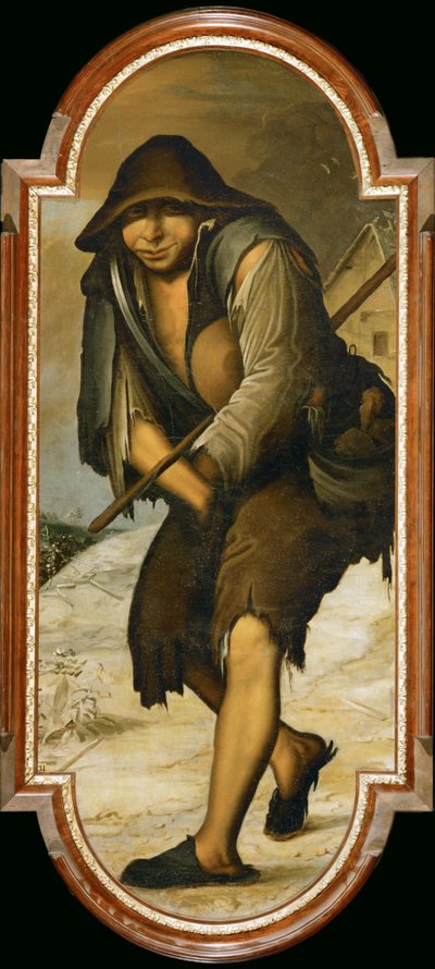 Garçon dans la neige (peinture sur toile) - Joos van Craesbeeck