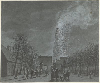 Incendie dans le clocher de l