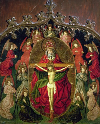 La Sainte Trinité entourée d