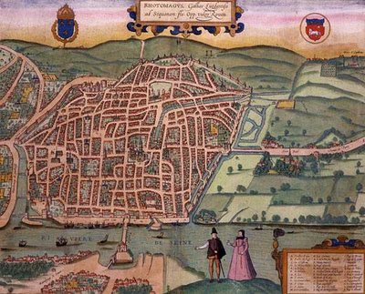 Carte de Rouen, de 