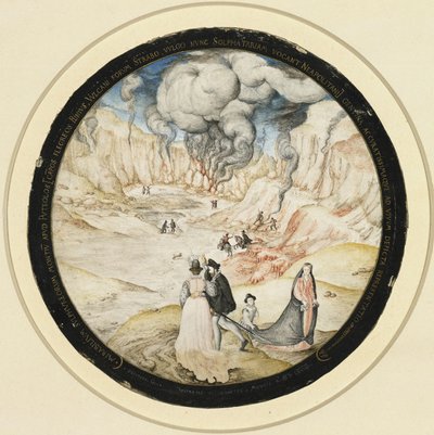 Les bains de soufre de la Solfatara près de Pozzuoli - Joris Hoefnagel