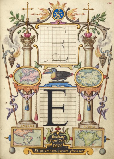 Guide de construction de la lettre E - Joris Hoefnagel