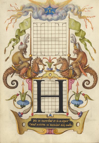 Guide pour construire la lettre H - Joris Hoefnagel