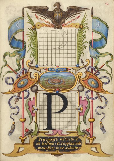 Guide pour construire la lettre P - Joris Hoefnagel