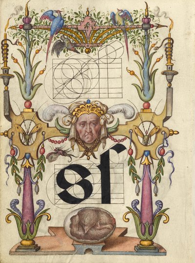 Guide de construction de la lettre s - Joris Hoefnagel