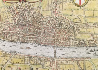Carte de Londres, de 
