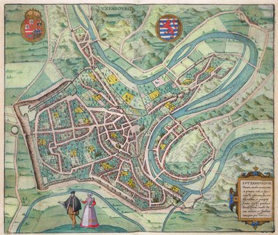 Carte du Luxembourg, de 