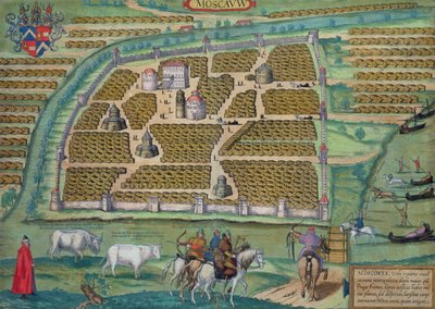 Carte de Moscou, de 