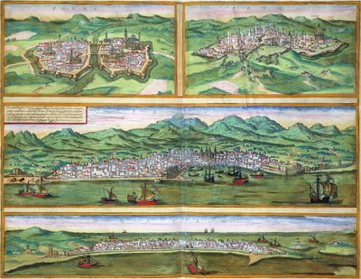 Carte de Parme, Sienne, Palerme et Drepanum, de 