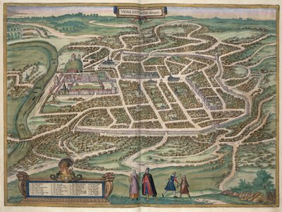 Carte de Vilnius, Lituanie, de 