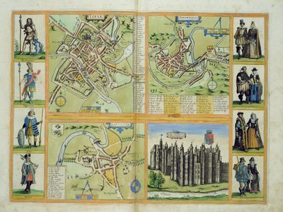 Cartes de York, Shrewsbury, Lancaster et Richmond, de 
