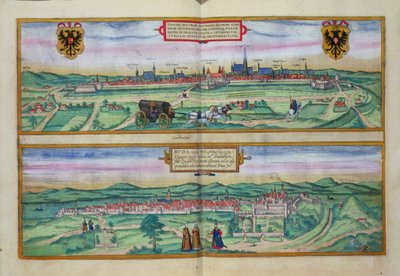 Plan de la ville de Vienne et Buda, de 