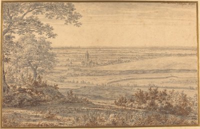 Paysage étendu vu du bord d
