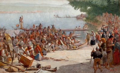 Étude pour le départ de la Monção - José Ferraz de Almeida Júnior