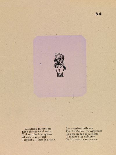 Coquette prétentieuse - José Guadalupe Posada