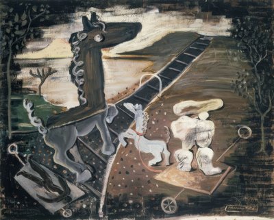PEINTURE – (CHEVAUX) - José Moreno Villa