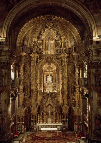 Vue de la chapelle et du maître-autel - Jose Francesco Guerrero