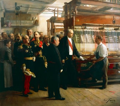 Le président de la République française Félix Faure visitant l