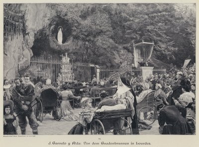 Grotte de Massabielle, Lourdes, France - Jose Garnelo y Alda