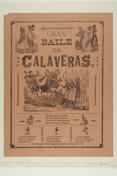 Großer Ball der Calaveras - José Guadalupe Posada