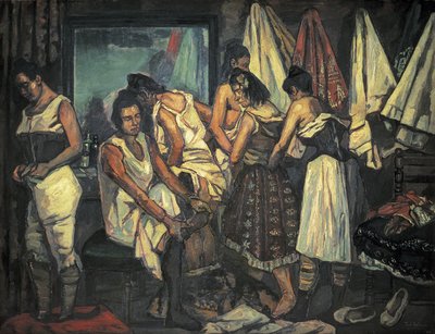 GUTIERREZ SOLANA, Jose (1886-1945). Les Filles de Chœur. 1925 - Jose Gutierrez Solana