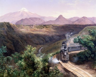 Vue du stratovolcan Pico de Orizaba au Mexique - José María Velasco