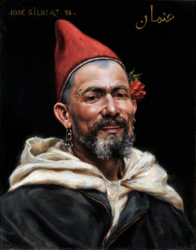 Tête de Marocain, portrait d