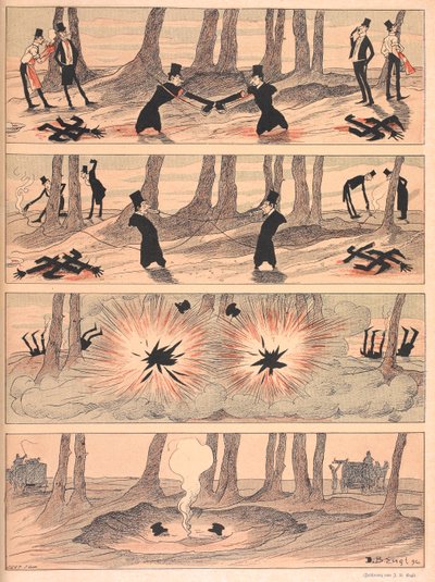 Un duel avec des conditions sévères. - Josef Benedikt engl