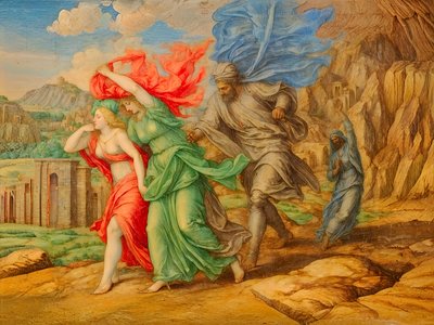 Fuite de Sodome et Gomorrhe - Josef Johann Michel