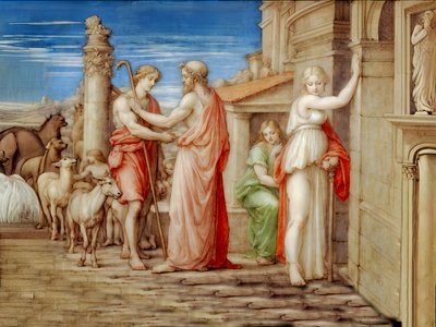 Jacob travaille pour Laban - Josef Johann Michel
