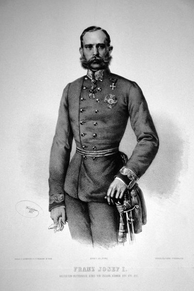 François-Joseph Ier. 1861 Litho - Josef Kriehuber