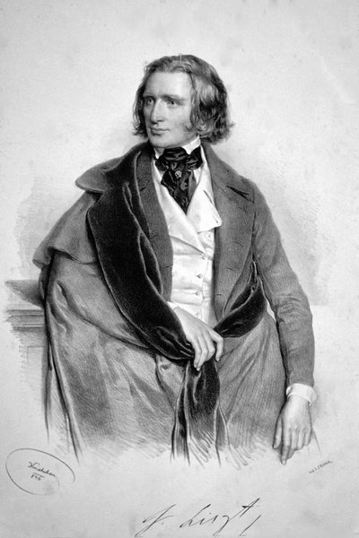 Franz Liszt 1846 - Josef Kriehuber