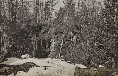 Album "Meine weltkriegs - Erinnerungen Front Sud-Ouest (Carinthie, Italie, Tyrol du Sud) 31/03/1915-12/11/1918 - Josef Zohles Wien": canon Brisia - Josef Zohles
