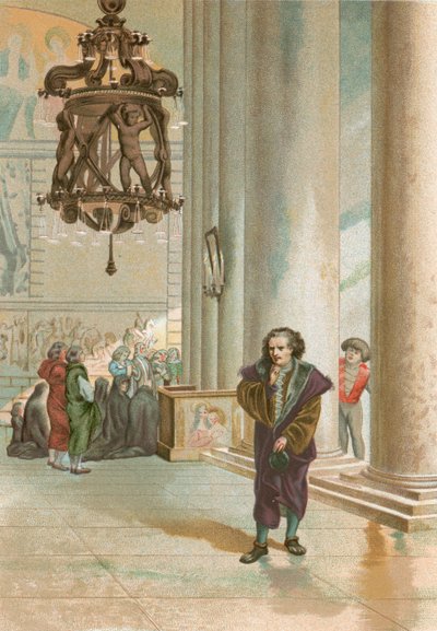 Galilée dans la cathédrale de Pise - Josep or Jose Planella Coromina