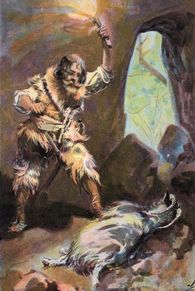 Robinson Crusoé : Je vois un vieux bouc - Joseph (after) Finnemore