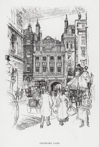 Chancery Lane - Joseph (after) Pennell