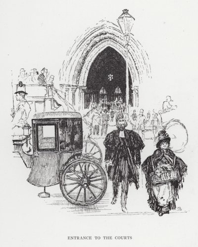 Entrée des tribunaux - Joseph (after) Pennell