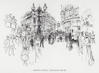 Hôtel Morley, Trafalgar Square - Joseph (after) Pennell