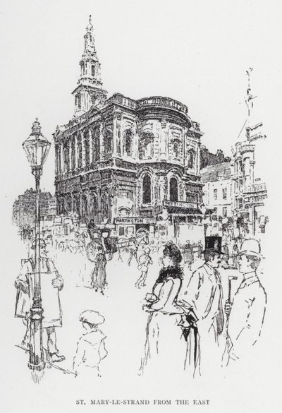 St Mary-le-Strand depuis l
