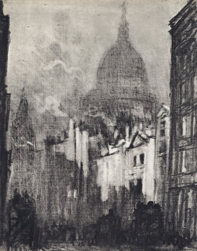 Dôme de Saint-Paul, depuis Cannon Street - Joseph (after) Pennell