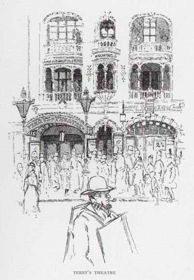 Théâtre de Terry (lithographie) - Joseph (after) Pennell