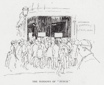 Les fenêtres de "Punch" - Joseph (after) Pennell