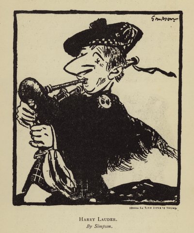 Harry Lauder, chanteur et comédien écossais - Joseph (after) Simpson